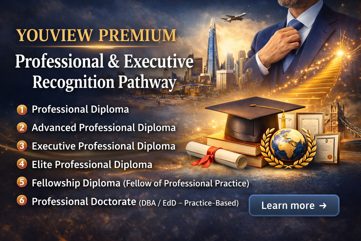 Youview Premium Professional & Executive Recognition Pathway